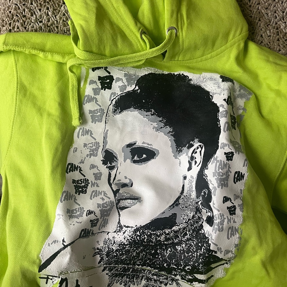 Graphic Lime Green Women's Hoodie
